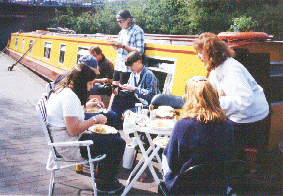 photo of the canal boat