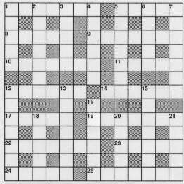 Crossword puzzle