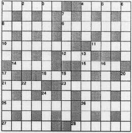 Crossword puzzle