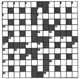 Crossword puzzle