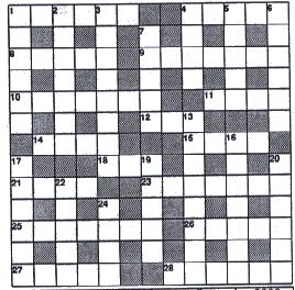Crossword puzzle