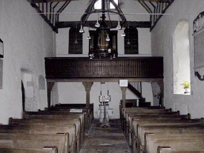 inside Corhampton Church
