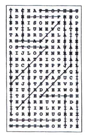 Last month's puzzle: answer